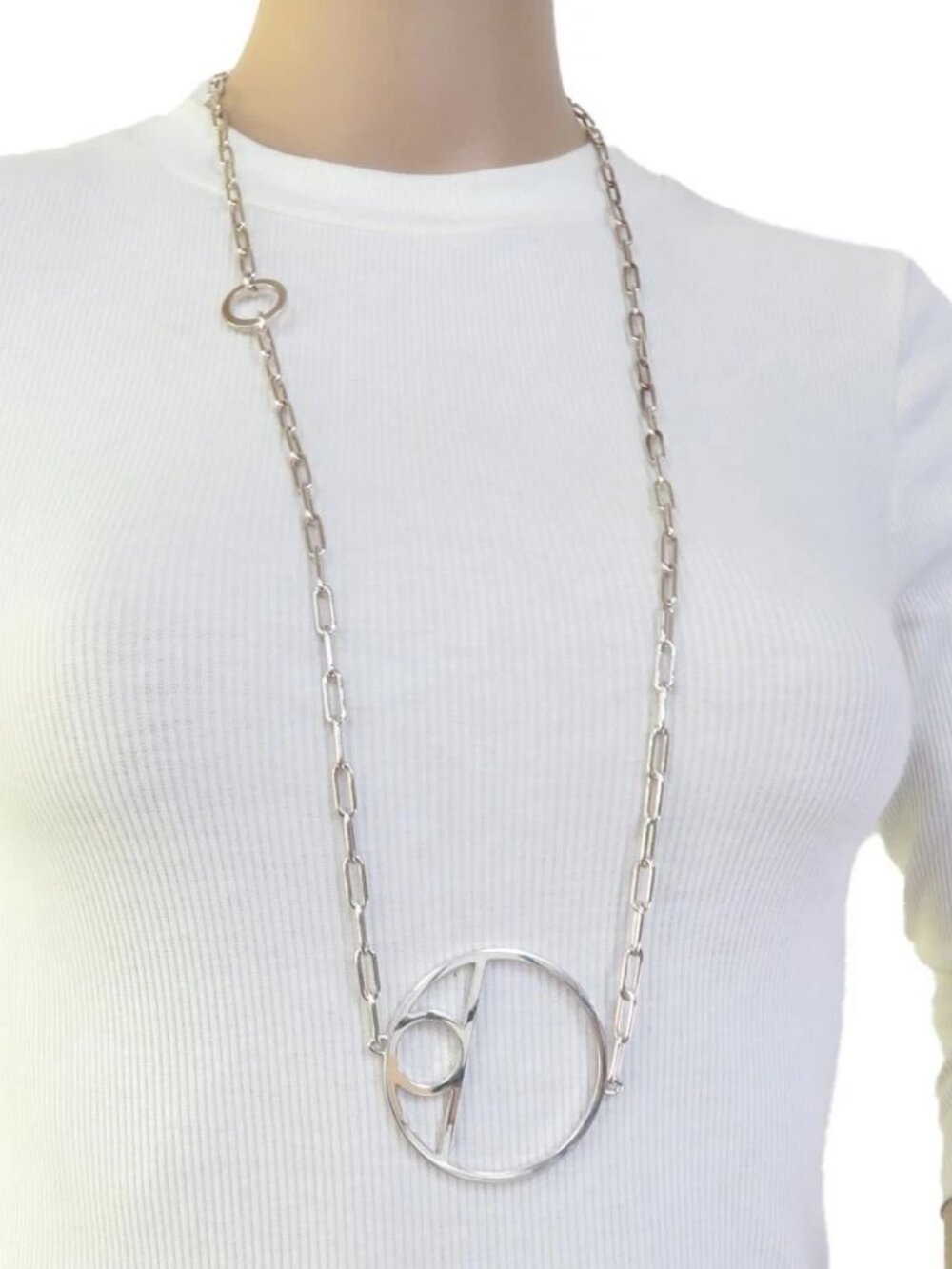 HERMES Necklace Silver 925